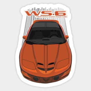 Pontiac Trans Am WS6 4thgen - Orange Sticker